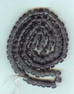 CROW/PONY GLASS BEAD - LT. AMETHYST TRANS. - 9mm -(100) - Picture 1 of 1