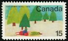 Canada sc#530 Design by School Children: Snowmobile & Trees, Mint-NH
