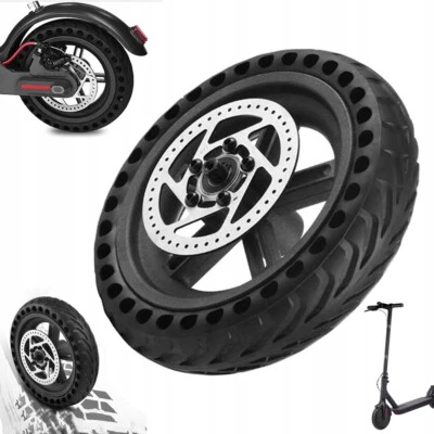 Für Xiaomi M365/1s/Essential E-Scooter Hinterrad Vollgummi Reifen mit Felge 8,5" - Bild 1 von 4