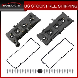 Cubiertas de válvula de motor izquierda+derecha para Nissan Pathfinder Titan Armada Infiniti QX56 - Imagen 1 de 9