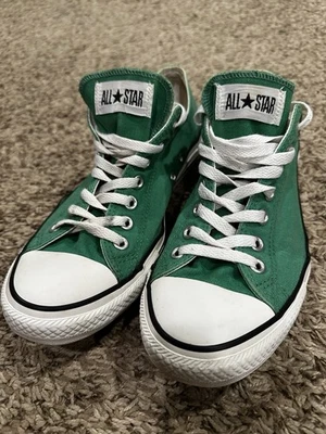 Tênis Converse Chuck Taylor All Star cano baixo lona verde masculino 10, feminino 12 - Imagem 1 de 4