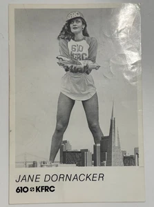 Jane Dornacker 610 KFRC San Francisco Bay Area Verkehrsfunk Werbekarte - Bild 1 von 4