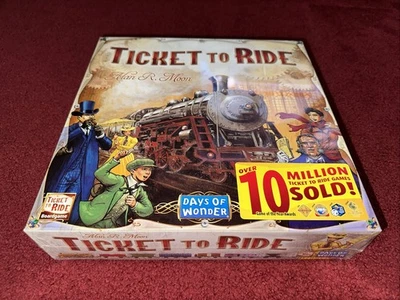 Days of Wonder Ticket To Ride-Alan R Moon Train Adventure Board Game-SEALED NEW! - Image 1 of 4