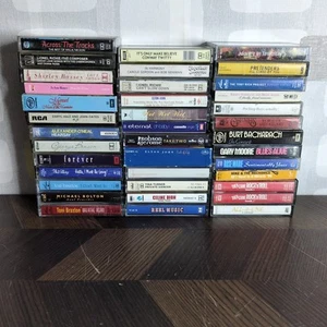 Job Lot 38 Cassette Tapes Elton John Celine Dion Lionel Richie, 80s 90s Pop Rock - Picture 1 of 11