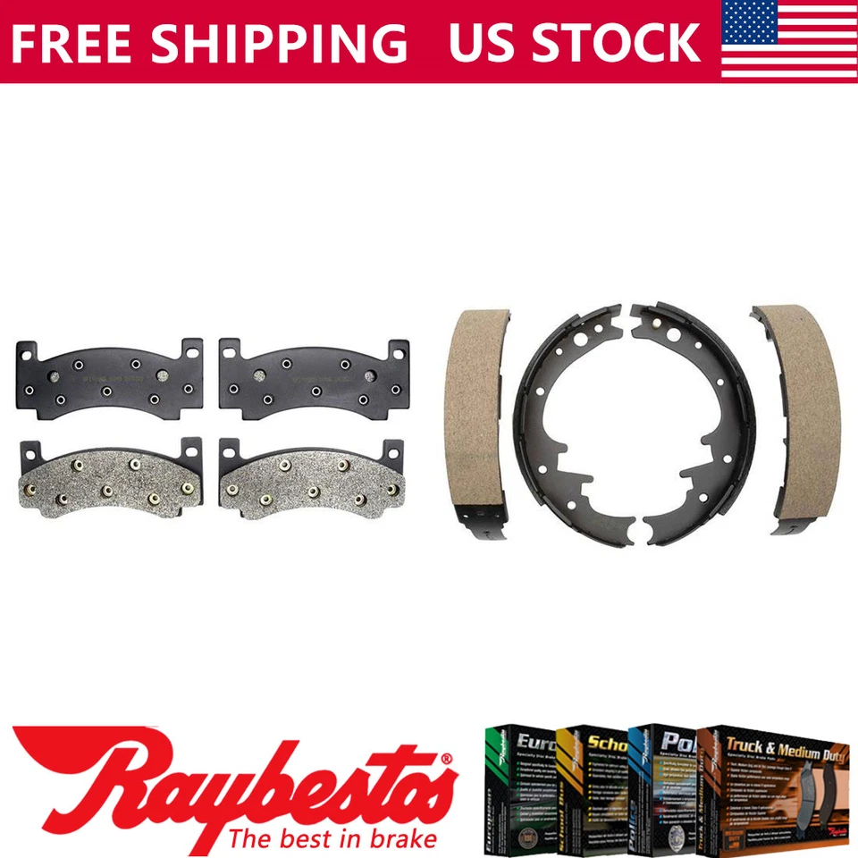 Element3 Front Metallic Brake Pads & Rear Shoes For 1969 Plymouth Belvedere Foto 1 de 4