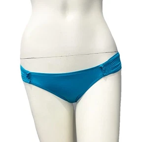 NWT Volcom Bikini Bottom Blue Women’s Small Smock Puppet Soft Side Full - Picture 1 of 8