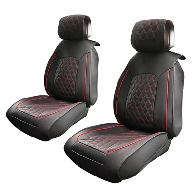 Fundas de Asiento Delantero para Automóvil para Toyota Ta coma Negro Rojo 2pz Foto 1 de 4