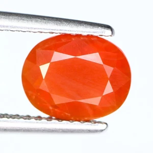 1.05Ct Best Perfect Oval 8.5 x 6.7 MM 100% Natural Red Mexico Fire Opal - Picture 1 of 5