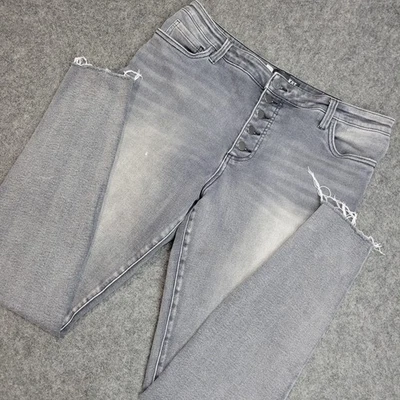 Kut From The Kloth Jeans Womens 16 Gray Denim High Rise Mia Fab Toothpick Skinny - Image 1 of 4