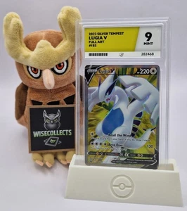 Lugia V 185/195 Full Art Silver Tempest Sword & Shield Graded (ACE 9) Pokemon - Picture 1 of 3