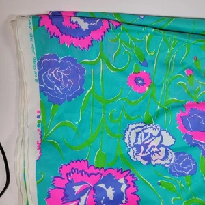 ZUZEK Key West Hand Print Fabrics Floral Spice Lilly Pulitzer - Picture 1 of 7