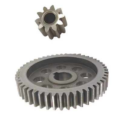 Engranajes de repuesto 49 dientes agujero cuadrado grande acero construcción resistencia al desgaste Foto 1 de 4