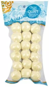 Kazakh traditional food Milk Qurut, Kurt, Qurt Dried Cheese 2 pcs 300gr - Picture 1 of 2