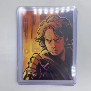 Tim Shinn Star Wars Anakin Skywalker Sketch Card 1/1 Signed Artist Proof - Picture 1 of 4