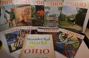 WONDERFUL WORLD OF OHIO booklet 1965 Magazine 1967 9 issues Apr-Dec Hunting Fish - Picture 1 of 12