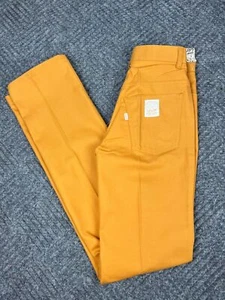 Vintage 70's Levi's Pants Womens White Tab 27x36 Yellow Straight Leg Rare NOS - Picture 1 of 18