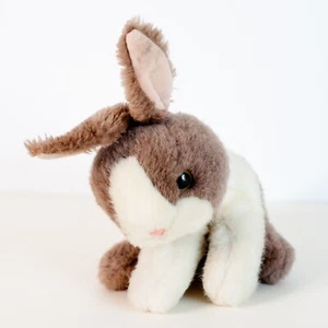 Bunny Bunnies Tyco 1994 DWJ4343 Dutch Marrón Blanco Peluche Relleno Sin Sonido - Imagen 1 de 10