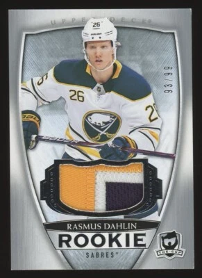 2018-19 Upper Deck The Cup Rasmus Dahlin Rookie Patch /99 #67 - Image 1 of 2