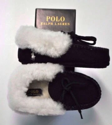 ZAPATO PANTUFLAS POLO RALPH LAUREN NIÑOS Azul Medianoche/Crema ALLISTER TALLA-S-13 Foto 1 de 4