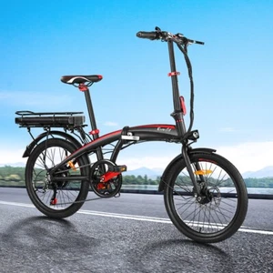 Everfit Folding Electric Bike Urban City Bicycle eBike Rechargeable Battery 250W - Picture 1 of 6