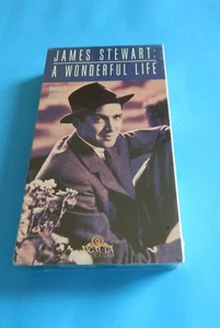 James Stewart: A Wonderful Life Hosted by Johnny Carson; Rare/VHS/New/Sealed - Picture 1 of 2
