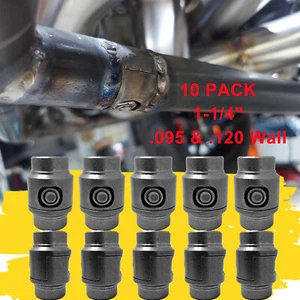 10 PACK Tube Connector Adapter Weld Fabrication Bungs 1-1/4" .095 &.120 Wall NEW - Bild 1 von 14