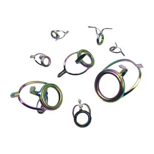 9x Stainless Steel Tip Repair Kit Pole Replacement Line Rings Repair Kit 9 Size - Picture 1 of 7