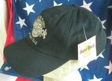 HRC Hard Rock Cafe Nashville Black STP White Logo Base Cap Basecap Hat NWT