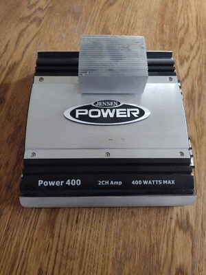 Amplificador amplificador Jensen Power 400 vatios 2 canales usado Foto 1 de 4