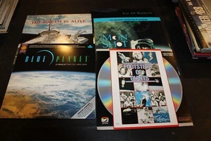 Lot 5 Space All Mankind Blue Planet Footsteps of Giants Moon Shot Laserdisc - Imagen 1 de 6