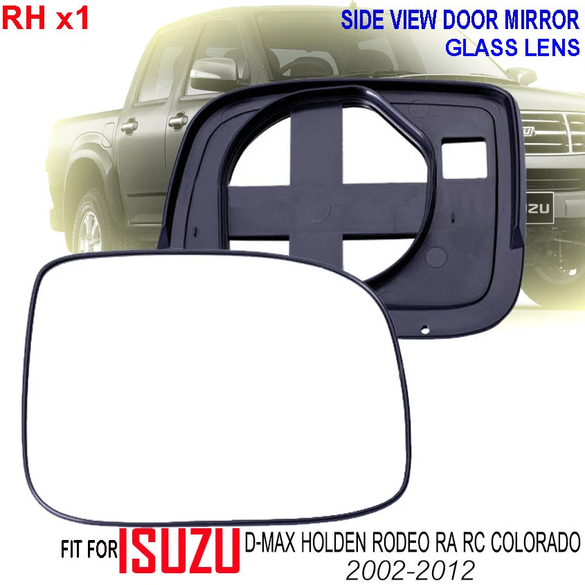 PARA ISUZU D-MAX HOLDEN RODEO RA COLORADO PUERTA ESPEJO CRISTAL LENTE DERECHA 2002-20012 Foto 1 de 4
