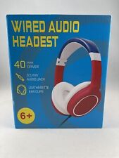 Kid Toddler Headphones Wired Over Ear Headset With Mic For Youth, Kids, Child