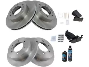 TRQ 57GM16M Front and Rear Brake Pad and Rotor Kit Fits 2006-2010 Hummer H3 - Picture 1 of 1