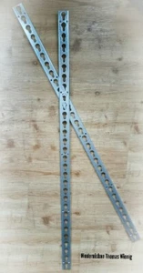 Hindernisschiene 16 Stück Schlüssellochschiene Lochschiene Metall 150cm - Bild 1 von 7