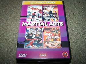 DVD/MARTIAL ARTS 1 /4 FILMS (NINJA SQUAD/NINJA TERMINATOR/ NINJA DRAGON /GOLDEN - Picture 1 of 1