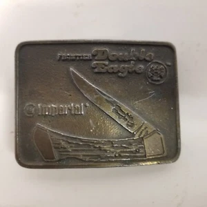 Vintage Imperial Knife Co. Frontier "Double Eagle" Belt Buckle - Picture 1 of 5