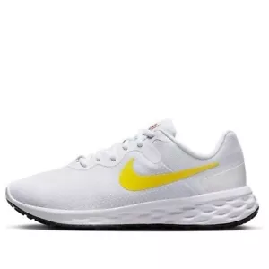Nike Mujer Revolution 6 Blanco/Amarillo Opti-Negro Zapatos para Correr (DC3729-105) - Imagen 1 de 16