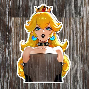 6" Princess Peach & Daisy Waifu Ecchi Sticker Anime Vinyl Weatherproof Decal - Picture 1 of 1