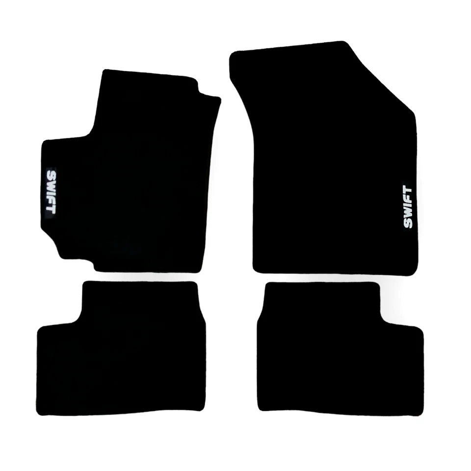 Alfombrillas de terciopelo para coche Suzuki Swift impermeables negras alfombras forros automáticos Foto 1 de 4