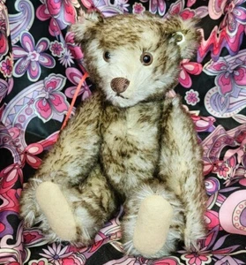 Rare Small Brown Bear Mohair 🐻 STEIFF Germany Plush Stuffed Animal Toy Vintage - Picture 1 of 9