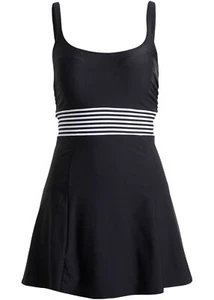 Neu Badekleid Langgrösse Gr. 46 Schwarz Damenbadeanzug Bademode Schwimm-Anzug - Bild 1 von 1