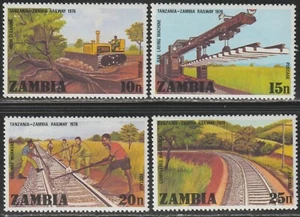 1976 Zambia SC# 166a.-d.- Completion of Tanzania-Zambia Railroad - M-NH - Picture 1 of 1