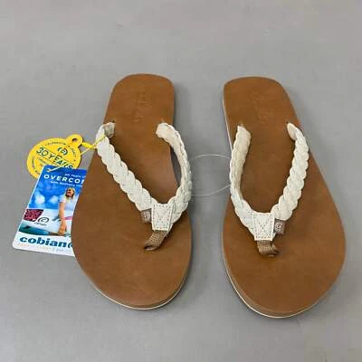 Sandalias Pacifica trenzadas COBIAN para mujer talla 8, UE 38,5 crema BBP23-110-8 Foto 1 de 4