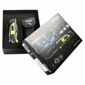 Walther ERK Emergency Rescue Knife 5.0729 Rettungs Messer fluoreszierend Holster - Bild 1 von 12