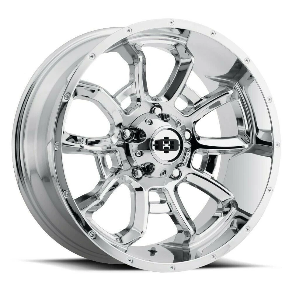 20" Vision Off-Road 415 Bomb Chrome Wheel 20x9 5x5 For Jeep Truck 5 Lug Rim 10mm - Image 1 of 4