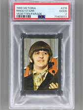 1969 Victoria #216 Ringo Starr Vedetten Parade PSA 2 - Pop 5 - 0 Higher (Music)