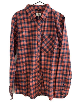 Men's Element Lumber Stretch Flannel Plaid LS Shirt, Size M. NWT, RRP $79.99. - Image 1 of 2