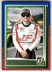 MATT MILLS 2025 Donruss NASCAR Red and Blue #27 - Picture 1 of 2