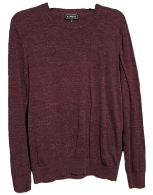 Sudadera Express Para Mujer Talla Mediana Color Vino Cuello Redondo Manga Larga Foto 1 de 4