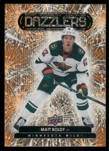 2022-23 Upper Deck Dazzlers Orange #DZ28 Matt Boldy - Picture 1 of 2